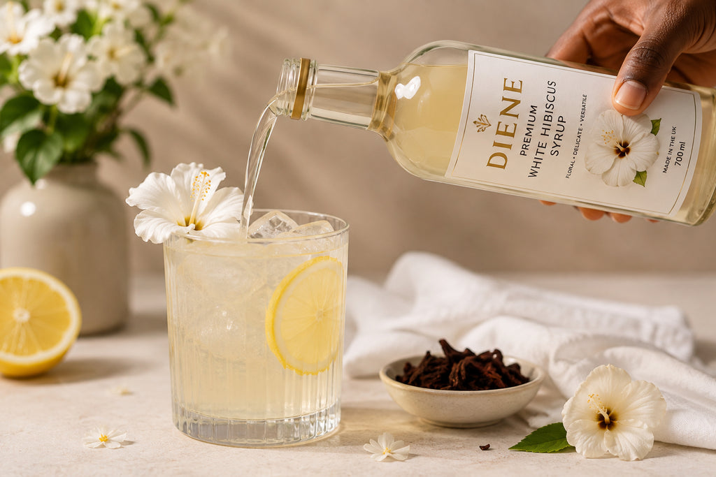 DIENE Premium White Hibiscus Syrup - 700 ml