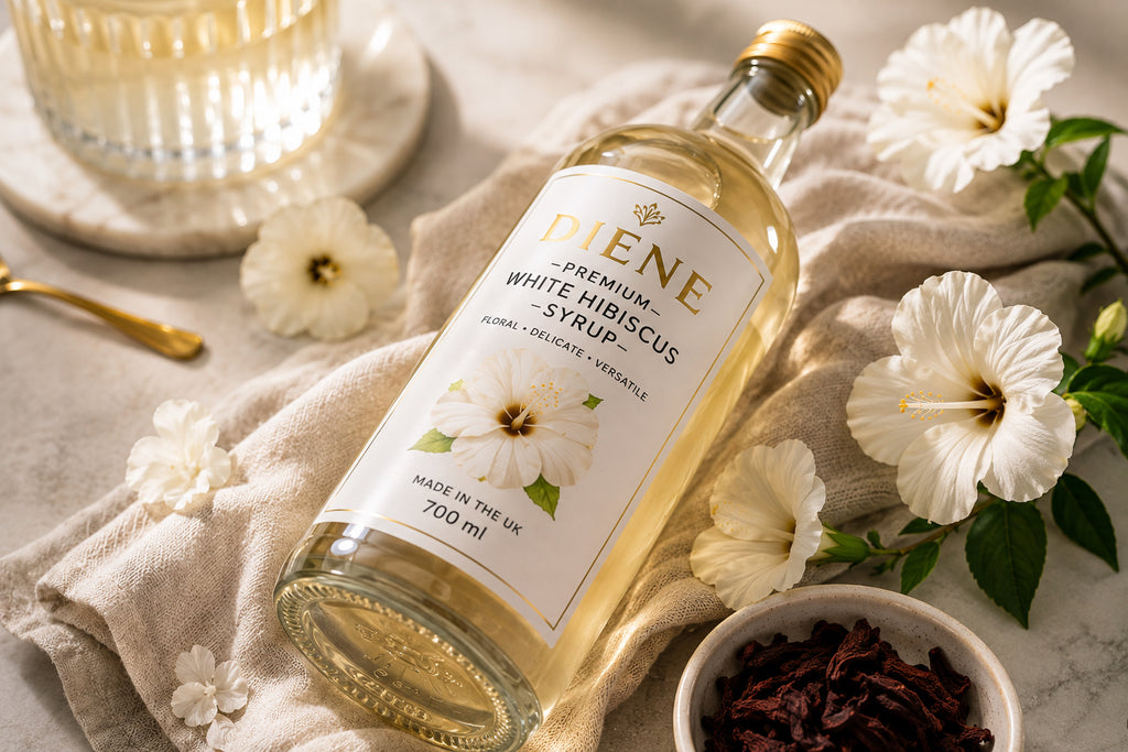 DIENE Premium White Hibiscus Syrup - 700 ml