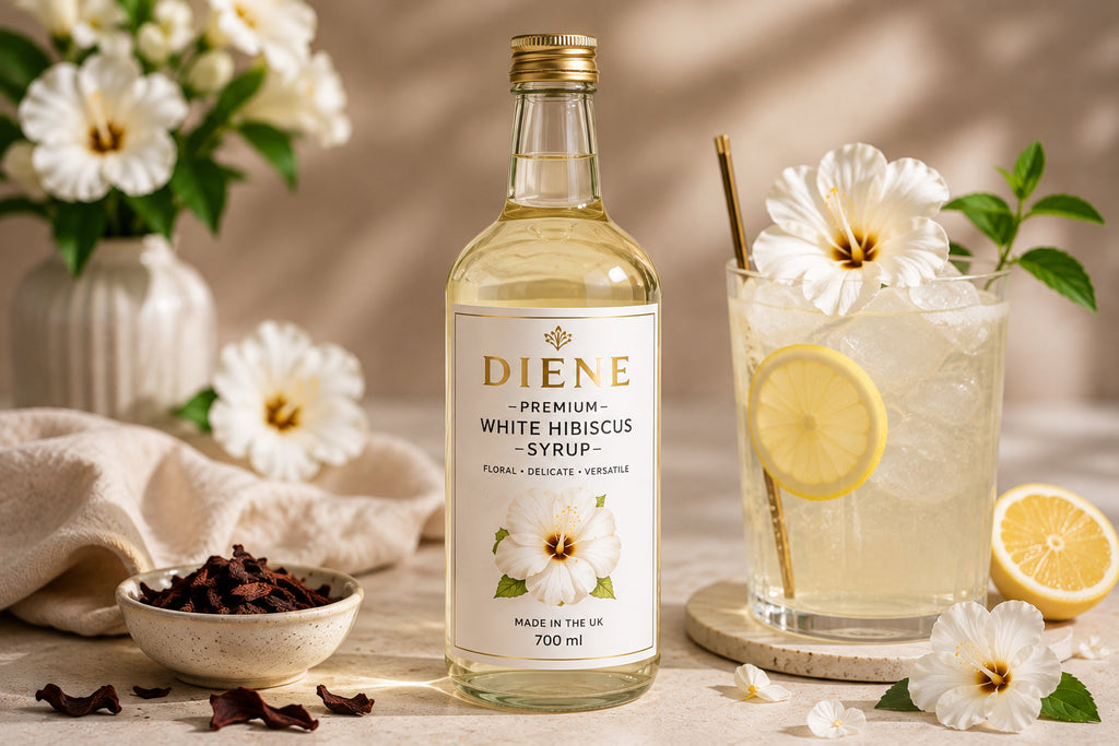 DIENE Premium White Hibiscus Syrup - 700 ml
